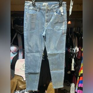 NWT Rue 21 shimmery jeans. Plus size 14